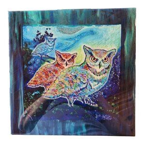 LARGE OWL WILDLIFE Trivet Tile. It will make a great gift for the owl lover.
